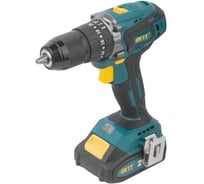 Дрель-шуруповерт FIT аккумуляторная, 20В, 0-400/1600об/мин, 55Нм, 2 (Li-Ion) 2,0Ач, 1 ч., бесщеточный, рез. накл., кейс 79903