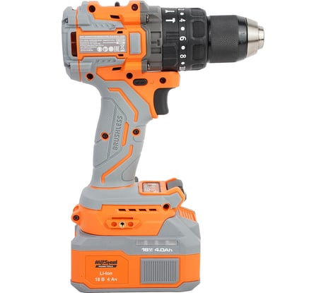 Дрель аккумуляторная AV Steel AV-CD 18/150 BL (1x4Ah) AV-961306