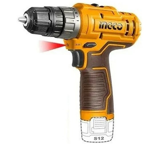 Аккумуляторный ударный шуруповерт INGCO 12В Li-ion (8), , шт COSLI23114