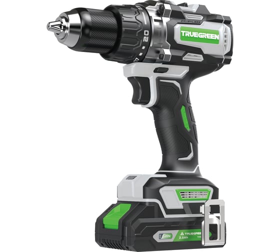 Аккумуляторная дрель-шуруповерт с АКБ и ЗУ TRUEGREEN TG4E118W