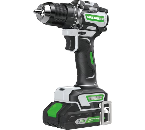 Аккумуляторная дрель-шуруповерт с АКБ и ЗУ TRUEGREEN TG4E113W