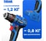 Аккумуляторный бесщеточный шуруповерт Vniissok V-18, 18 В, Li-ion, 2 аккумулятора 2,0 А·ч, 40 Нм, зарядное устройство, 0,8-10 мм, магнитная бита, в кейсе V0018 4