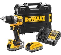 Аккумуляторная дрель-шуруповерт Dewalt DCD800S2T, 18 В, 2000 об/мин, с 2 АКБ 3.5 Ач и ЗУ, в кейсе TSTAK DCD800S2T-QW