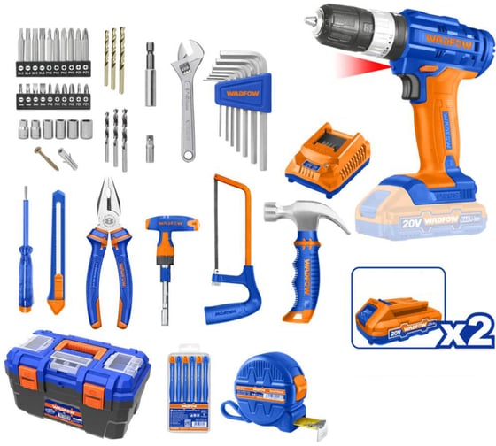 Набор инструмента WADFOW 119 шт 6 WDT1B119