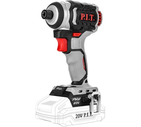 Винтоверт P.I.T. IMPACT аккум. бесщёточный SOLO (20В, 230Нм, 3ск, 3500уд/м, HEX 1/4) PSD20H-230A