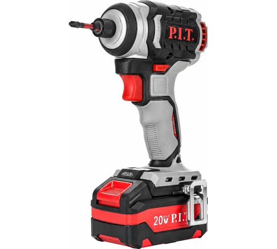 Винтоверт P.I.T. IMPACT аккум. бесщёточный (20В, 230Нм, 3ск, HEX 1/4, 1х4Ач,ЗУ,кейс) PSD20H-230A/3