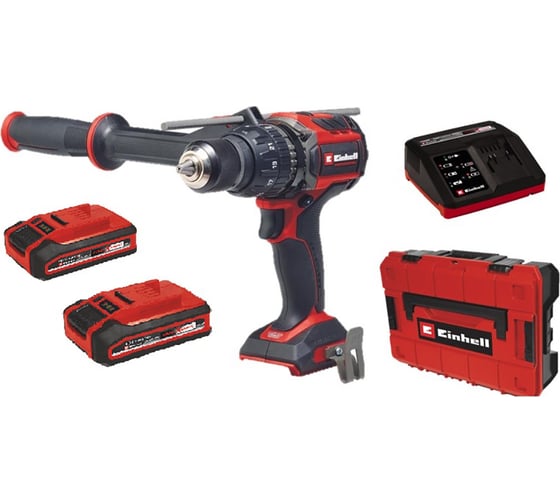 Дрель аккумуляторная ударная Einhell PXC TP-CD 18/120 Li-i BL,18В,120Нм + 2 акк.4 Ач Plus + ЗУ 4 А + S-F Case 4514310SET2