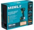 Винтоверт аккумуляторный ударный MINLI б\щет,18В,2х4АчLi-ion,0-1100\2600\3600\3800уд\м, 6-ти гр1\4,220Нм, М5-М16,кейс,подсв. 1/4 DC816 DC816B 12