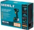 Винтоверт аккумуляторный ударный MINLI б\щет,18В,2х4АчLi-ion,0-1100\2600\3600\3800уд\м, 6-ти гр1\4,220Нм, М5-М16,кейс,подсв. 1/4 DC816 DC816B 14