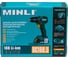 Дрель-шуруповерт аккумуляторная MINLI б/щ 18В, БЗП 13мм, 0-500/2000об/м, 60Нм,2х2.0Ач, з/у, кейс 1/5 -2.0A DC108.5 17