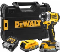 Аккумуляторный шуруповерт Dewalt DCF860E2T, 18 В, 282 Нм, 4500 уд/мин, с 2 АКБ 1.7 Ач и ЗУ, в кейсе TSTAK () DCF860E2T-QW