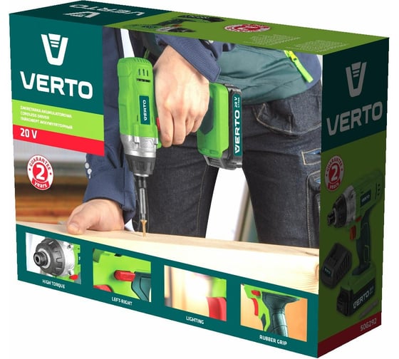 Аккумуляторный ударный винтоверт VERTO 50G292