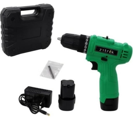 Аккумуляторная дрель-шуруповерт Zitrek Green 16.8-Li-ion (16.8В, Li-ion аккумулятор, бита) 063-4040