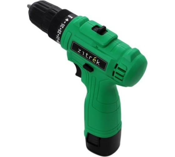Аккумуляторная дрель-шуруповерт Zitrek Green 16.8-Li-ion (16.8В, Li-ion аккумулятор, бита) 063-4040