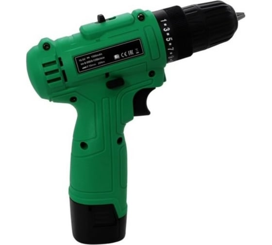 Аккумуляторная дрель-шуруповерт Zitrek Green 16.8-Li-ion (16.8В, Li-ion аккумулятор, бита) 063-4040