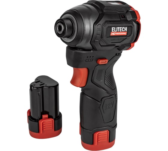 Винтовёрт аккумуляторный прямой Elitech CS1201L (E2201.070.01) 210299