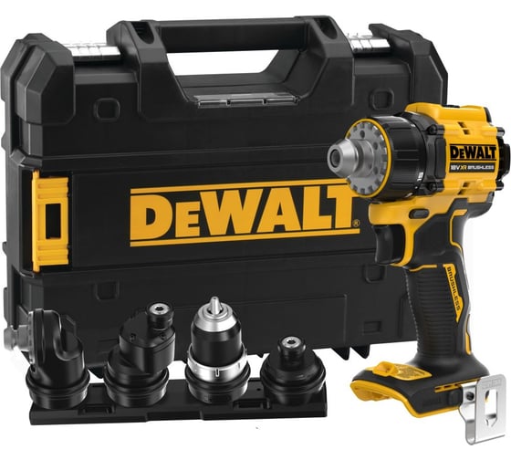 Аккумуляторная дрель-шуруповерт Dewalt DCD803NT, 18 В, 1650 об/мин, с комплектом насадок, в кейсе TSTAK DCD803NT-XJ