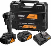 Аккумуляторный шуруповерт Dewalt McLaren Limited Edition DCF86MP2T, 18 В, 205 Нм, 3800 уд/мин, с 2 АКБ 5 Ач и ЗУ, в кейсе TSTAK DCF86MP2T-QW