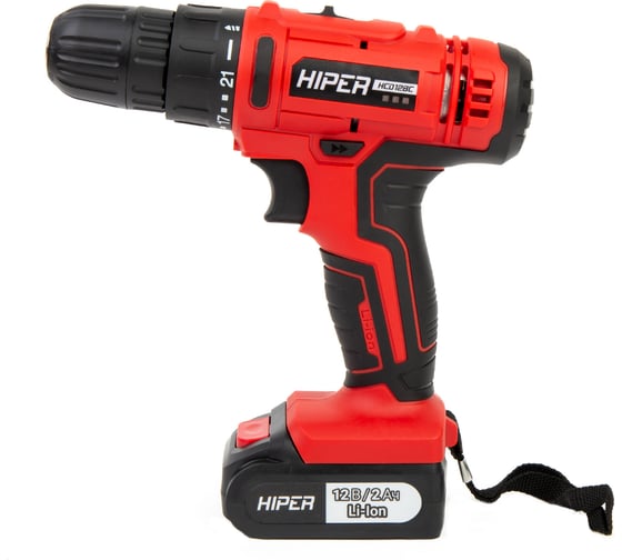 Аккумуляторная дрель-шуруповерт HIPER HCD12BC