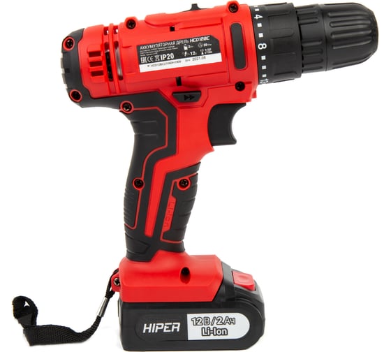 Аккумуляторная дрель-шуруповерт HIPER HCD12BC