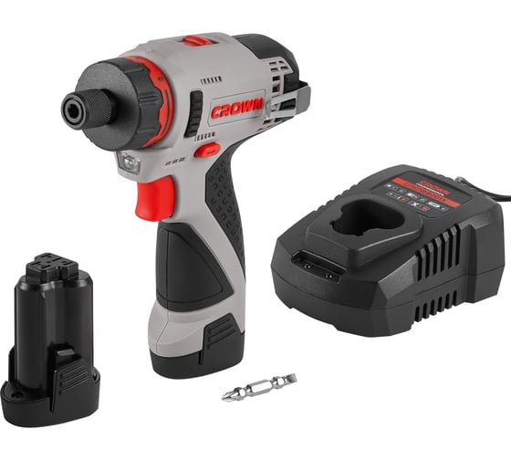 Аккумуляторный шуруповерт Crown CT21072HBX-2 BMC