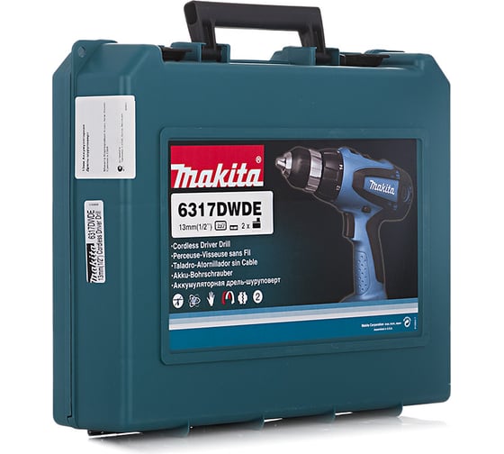 Аккумуляторная дрель-шуруповерт Makita 6317 DWDE