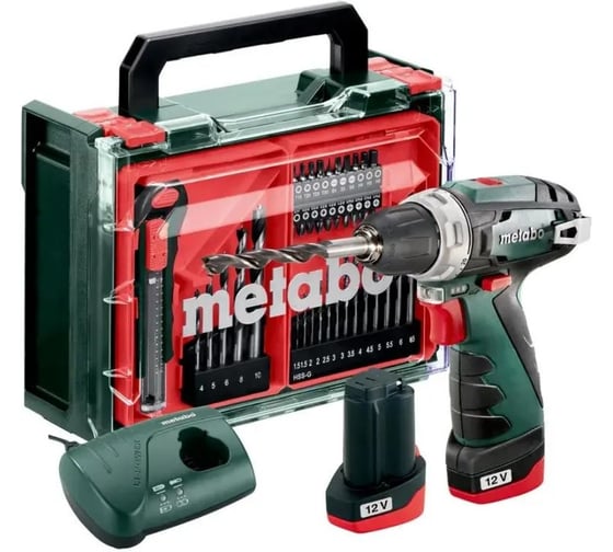 Дрель-шуруповерт Metabo POWERMAXX BS set 600080710