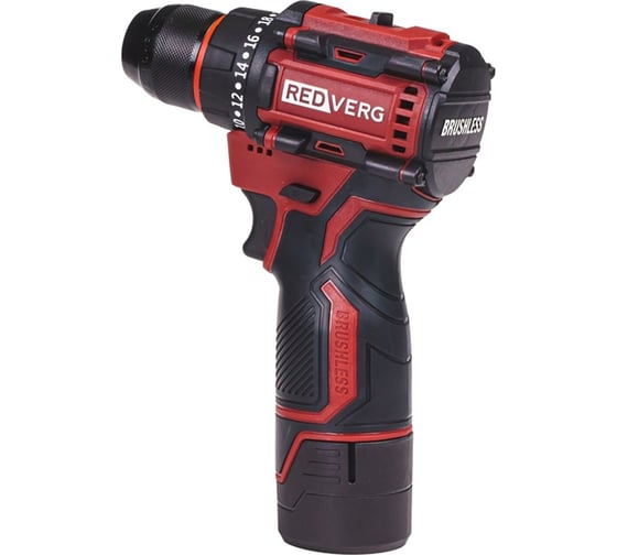 Шуруповерт аккумуляторный REDVERG бесщеточный RD-SD12BL