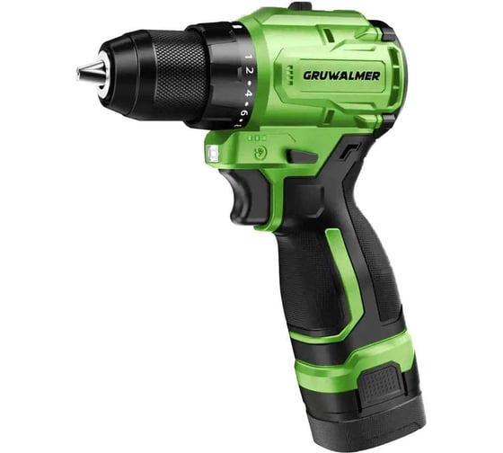 Дрель-шуруповерт аккумуляторная GRUWALMER GW 12-20M GW12-20M