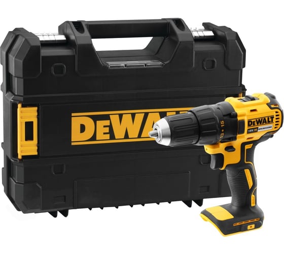 Dewalt Аккумуляторная дрель-шуруповерт DCD777NT, 18 В, 1750 об/мин, без АКБ и ЗУ, в кейсе TSTAK () DCD777NT-XJ