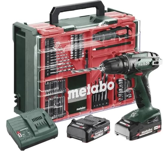 Дрель ударная Metabo SB 18 Set патрон быстрозажимной, реверс, кейс 602245710