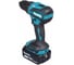 Дрель-шуруповерт аккумуляторная ударная Makita LXT 18 В, бесщеточная, XPT, патрон 13 мм, 50/27 Нм, 1x3.0 Ач, аккумулятор и зарядное устройство DC18WC, Makpac 2 DHP490F005 3