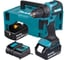 Дрель-шуруповерт аккумуляторная Makita LXT 18 В, бесщеточная, XPT, патрон 13 мм, 50/27 Нм, 2x3.0 Ач, аккумуляторы и зарядное устройство, Makpac 2 DDF490F003 1