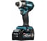 Шуруповерт аккумуляторный ударный Makita XGT 40 В, бесщеточный, 1/4", 230 Нм, 4 режима удара, T-режим, 2x2.5 Ач, аккумуляторы и быстрое зарядное устройство, Makpac 2 TD004GD201 6
