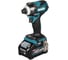 Шуруповерт аккумуляторный ударный Makita XGT 40 В, бесщеточный, 1/4", 230 Нм, 4 режима удара, T-режим, 2x2.5 Ач, аккумуляторы и быстрое зарядное устройство, Makpac 2 TD004GD201 8