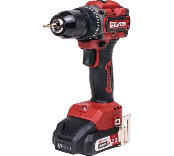 Шуруповерт аккумуляторный бесщеточный REDVERG RD-S18BL/U2 00006781789