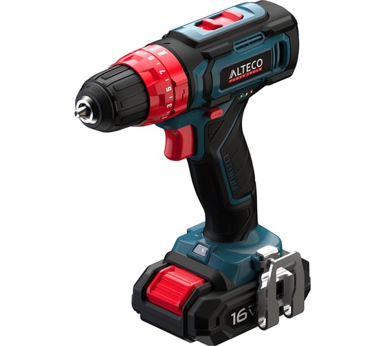 Аккумуляторная ударная дрель шуруповёрт ALTECO CID 16-30 95732
