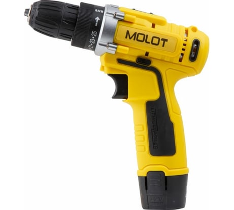 Аккумуляторная дрель-шуруповерт MOLOT MBD 1213-1 Li MBD12131Li0029