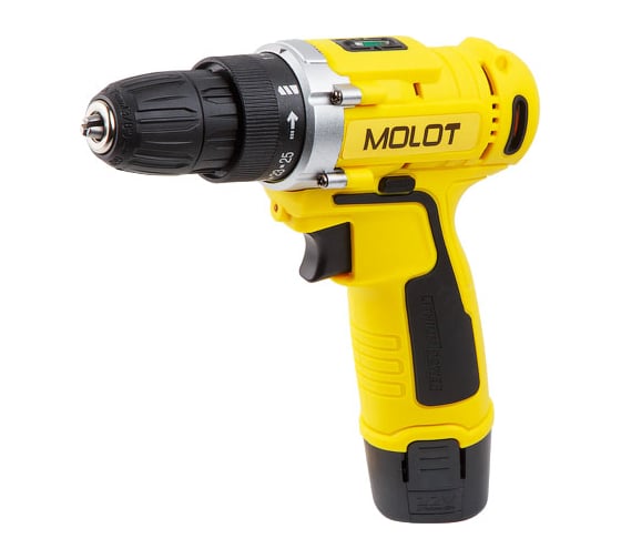 Аккумуляторная дрель-шуруповерт MOLOT MBD 1213-1 Li MBD12131Li0029