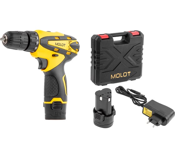 Аккумуляторная дрель-шуруповерт MOLOT MBD 1215 DLI MBD1215DLi0013