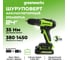 Аккумуляторная дрель-шуруповерт GreenWorks GD24DD35K2 3704007UA 12