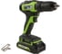 Аккумуляторная дрель-шуруповерт GreenWorks GD24DD35K2 3704007UA 9
