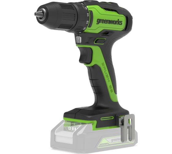 Аккумуляторная дрель-шуруповерт GreenWorks GD24DD35 3704007