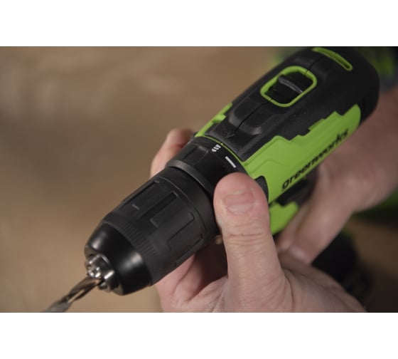 Аккумуляторная дрель-шуруповерт GreenWorks GD24DD35 3704007