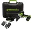 Аккумуляторная дрель-шуруповерт GreenWorks GD24DD60K2 3704107UA 17