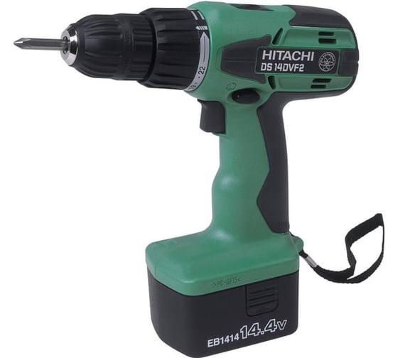 Аккумуляторная дрель-шуруповерт Hitachi DS14DVF2 1