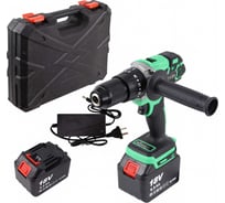 Аккумуляторная ударная дрель-шуруповерт Zitrek Green Impact 18V (18В, Li-ion 2x5.0Ач) 063-4046