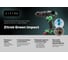 Аккумуляторная ударная дрель-шуруповерт Zitrek Green Impact 18V (18В, Li-ion 2x5.0Ач) 063-4046 4