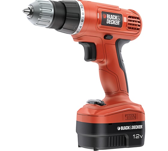 Аккумуляторная дрель-шуруповерт Black+ Decker EPC 12 CAB 1