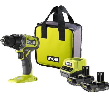 Дрель-шуруповерт Ryobi 18В RDD18-2C20S 5133005520